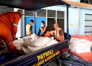 Tiga Sortie, Tiga Ton NaCl Disemai dari Udara, Lanud Sjamsudin Noor Dukung OMC Tekan Karhutla Kalimantan Selatan