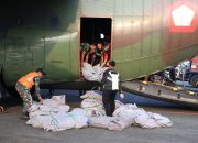 Hercules TNI AU Mendarat di Lanud Sjamsudin Noor Bawa Kekuatan Baru dari Kemhan RI, Penanganan Karhutla Kalimantan Selatan Kian Diperkuat