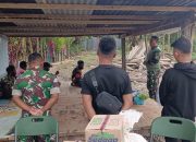 Komsos Koramil 1710-03/Kuala Kencana Dan Syukuran Selesainya Pembangunan Jembatan Garuda