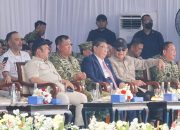 Wakil Panglima TNI Dampingi Menhan Sambut Kedatangan ITS Giuseppe Garibaldi