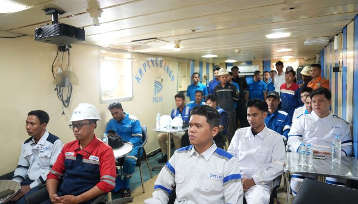 Tingkatkan Kewaspadaan, PELNI Lanjutkan Safety Training di Kapal Penumpang